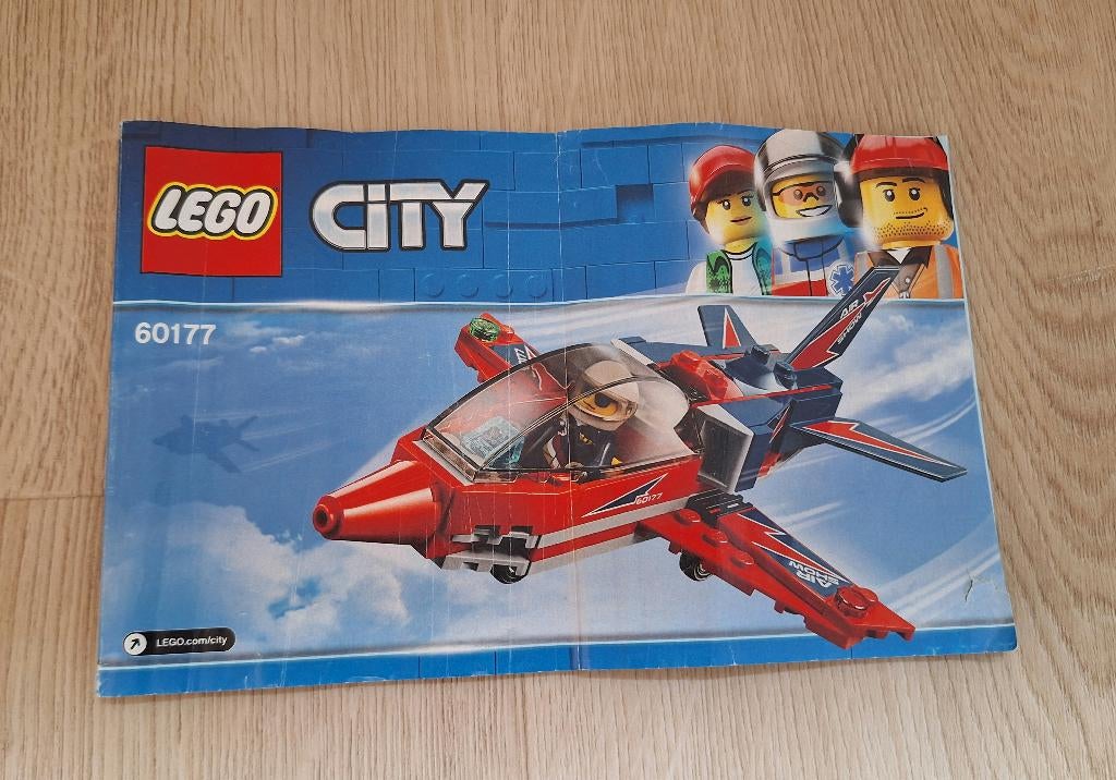 LEGO CITY - Le jet de voltige (60177), Ophalen of Verzenden, Gebruikt, Complete set, Lego