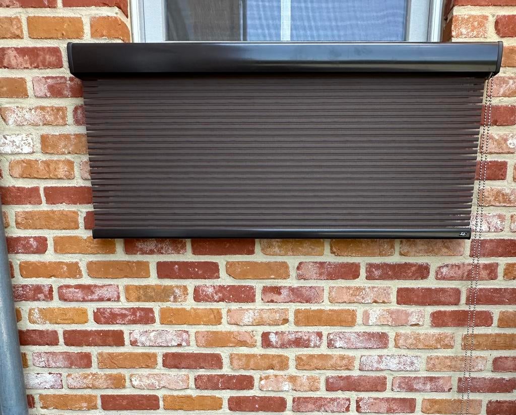 Store Luxaflex bruine, Huis en Inrichting, Stoffering | Gordijnen en Lamellen, Ophalen, 100 tot 150 cm, Bruin, 100 tot 150 cm