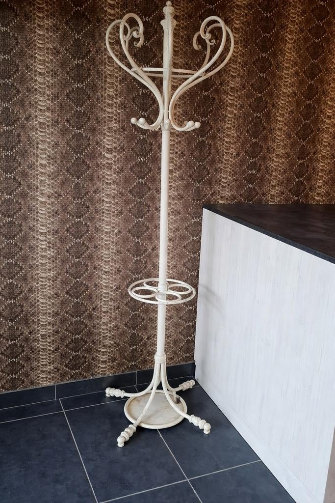 Kapstok met parapluhouders in ijzer landelijke stijl, Huis en Inrichting, Ophalen, 200 cm of meer, Zo goed als nieuw, Metaal