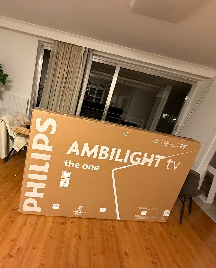 Philips 85 inch Ambilight QLED, Enlèvement, QLED, Philips