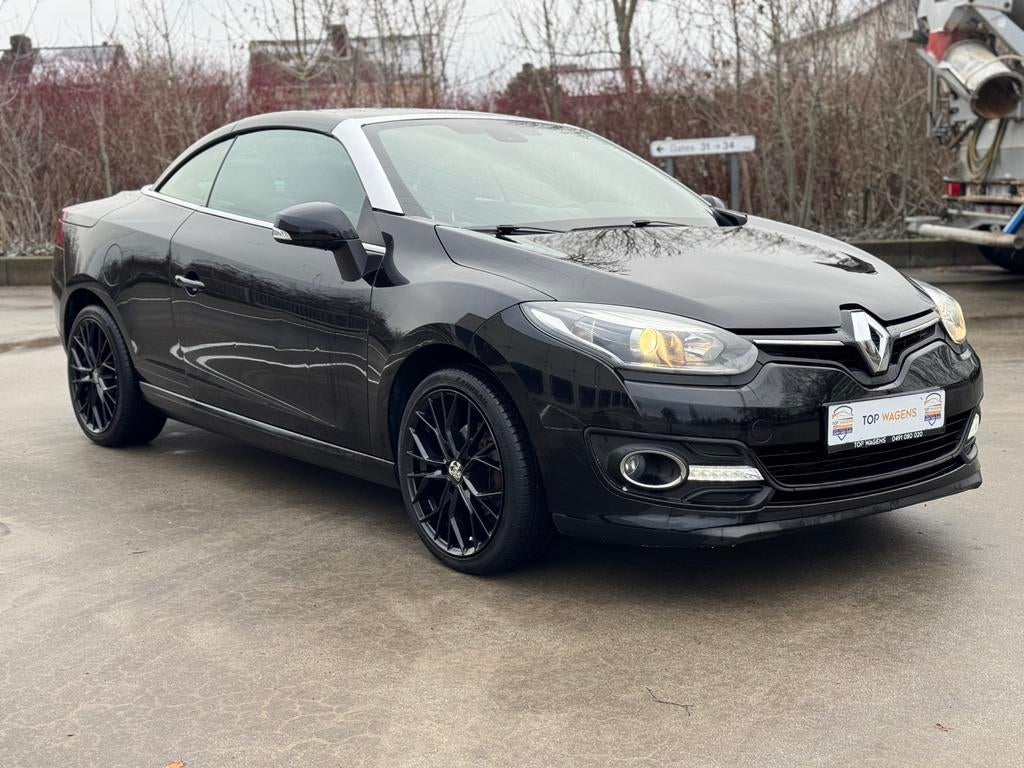 RENAULT MEGANE / CABRIO! / 72.000KM! / GEKEURD VVK!, Auto's, Voorwielaandrijving, Cabriolet, Leder en Stof, Zwart