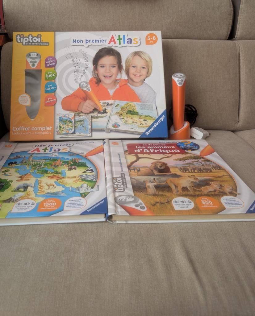 Premier Atlas & Animaux d'Afrique - interactif et audio, Enfants & Bébés