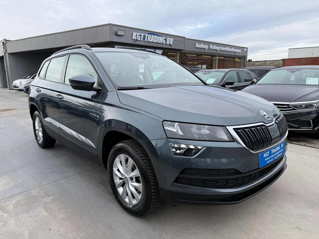 Skoda Karoq 1.0 TSI 115PK NAVIGATIE CAMERA CARPLAY BLUETOOTH, Auto's, Stof, Gebruikt, 116 pk, Karoq