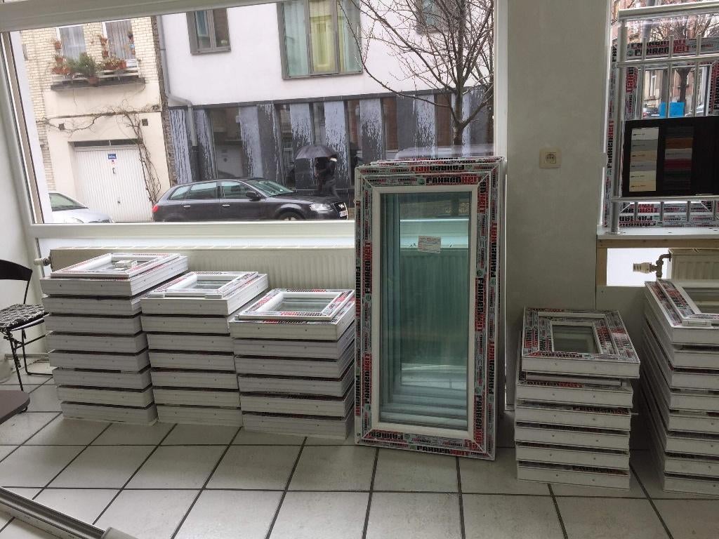 Fenetres et Portes PVC en stock, Bricolage & Construction, Enlèvement, Neuf, Double vitrage