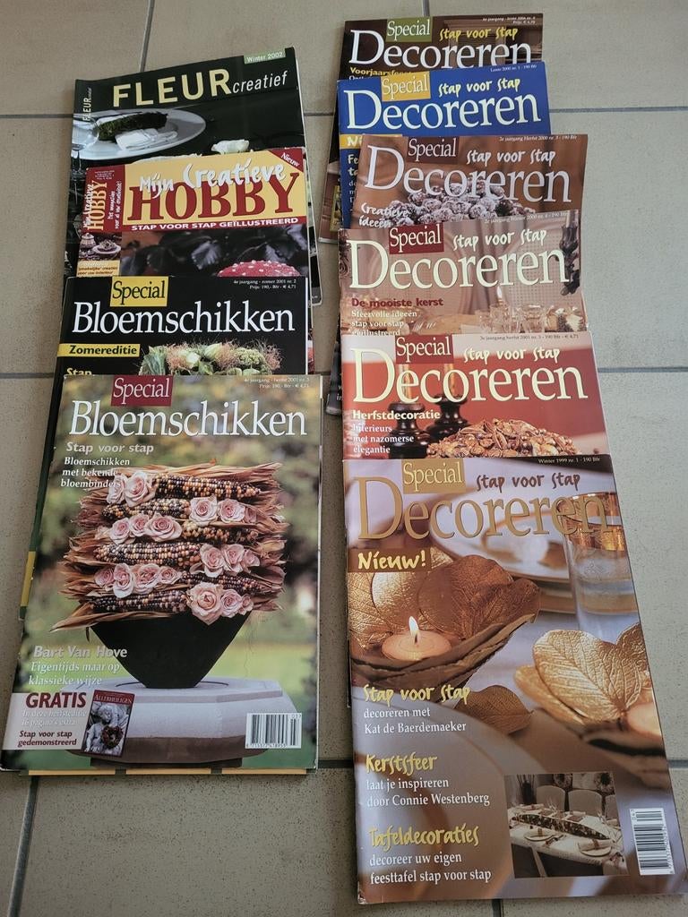 10 oude magazines Decoreren, Boeken, Tijdschriften en Kranten, Ophalen of Verzenden