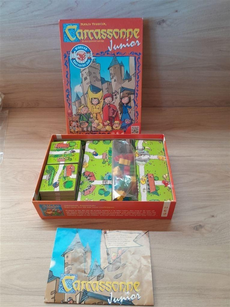 Carcassonne Junior - s3742, Hobby en Vrije tijd, Gezelschapsspellen | Bordspellen, Verzenden, Zo goed als nieuw
