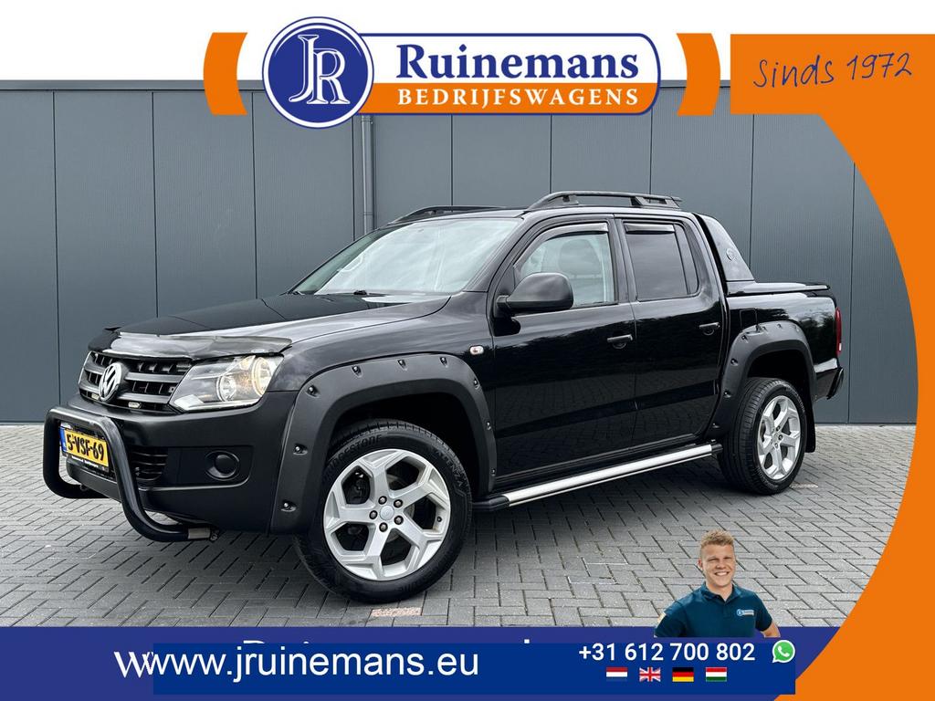 Volkswagen Amarok 2.0 TDI 123 PK / TREKHAAK / 2.800 KG AHG /, Electronic Stability Program (ESP), Zwart, SUV of Terreinwagen, Onderhoudsboekje