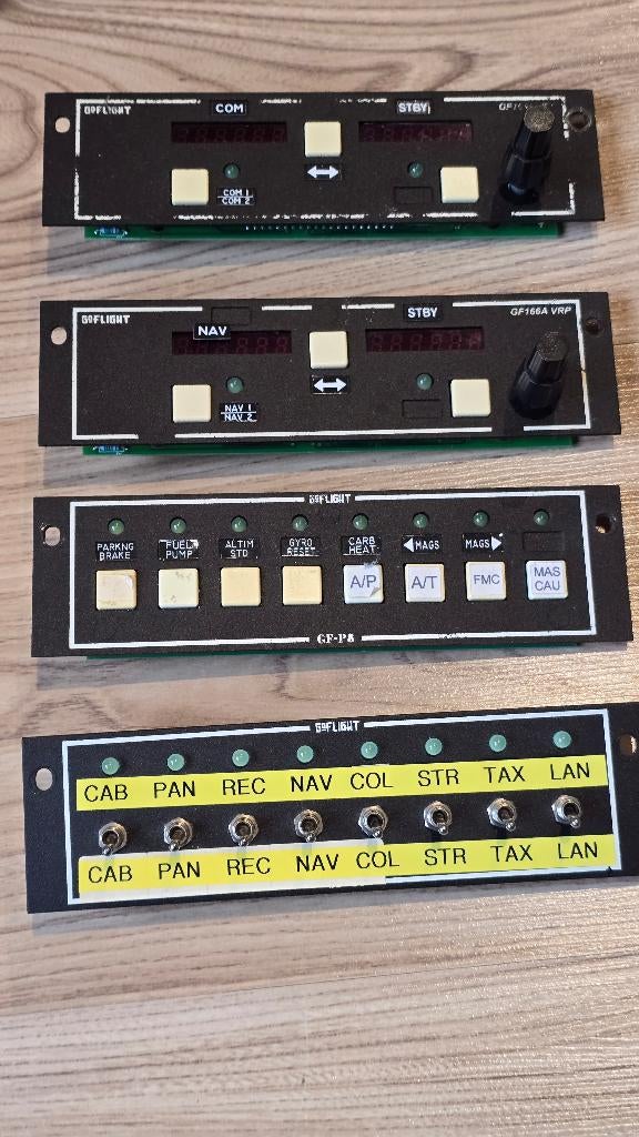 GO FLIGHT 2xGF166A + GFP8 et T8 (MSFS / P3D), Informatique & Logiciels, Joysticks, Enlèvement ou Envoi, Utilisé