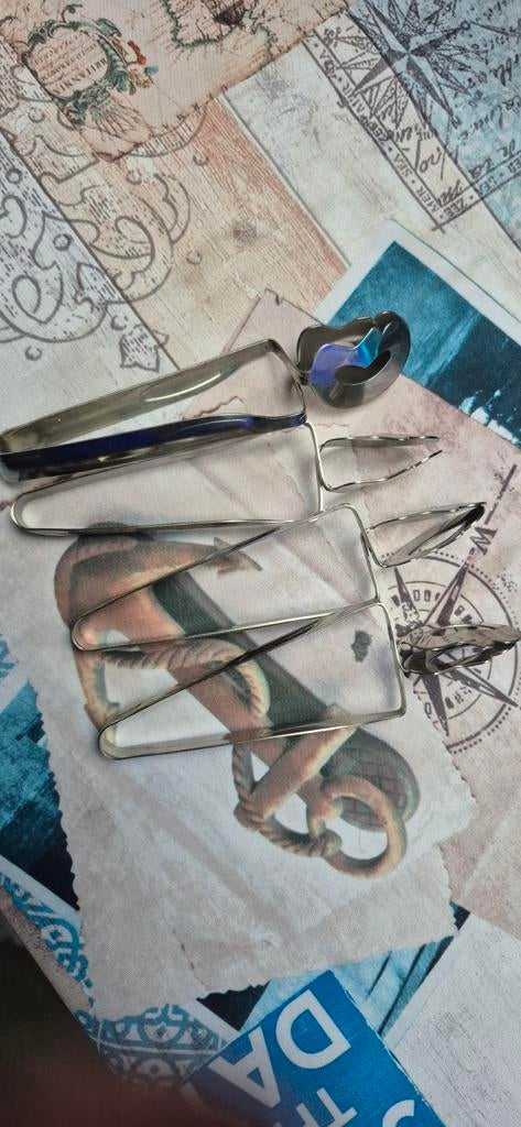 Pince à escargots lot de 4, Maison & Meubles, Enlèvement ou Envoi, Utilisé