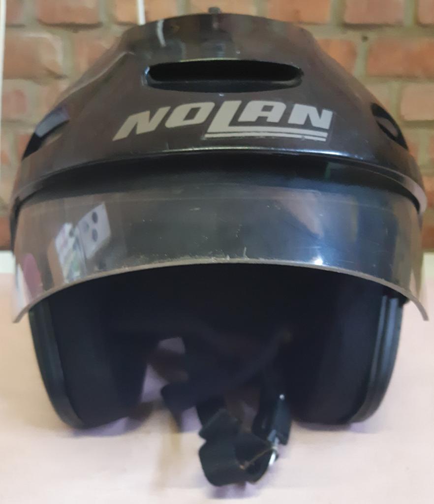 Bromfiets/moto helm "NOLAN"(zwart), Ophalen