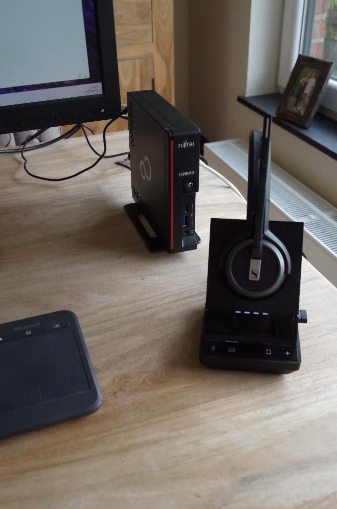 Professionele headset, Computers en Software, Headsets, Sennheiser, Refurbished, On-ear, Ophalen of Verzenden