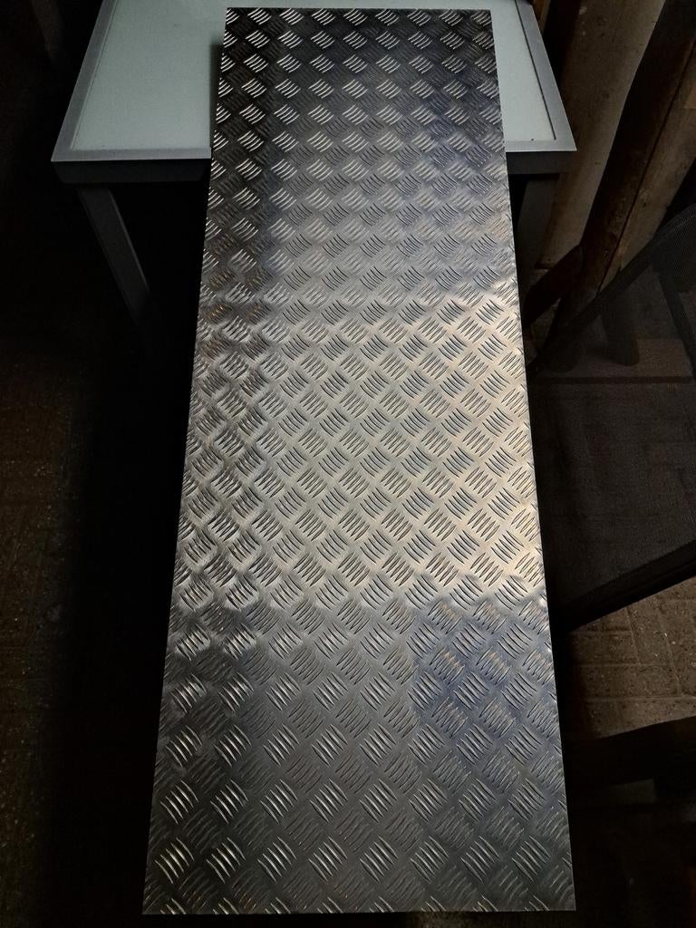 Traanplaat in aluminium, Doe-het-zelf en Bouw, Platen en Panelen, Ophalen, Nieuw