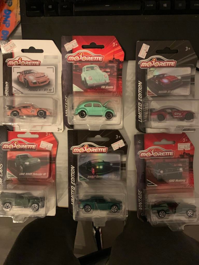 Majorette Toy Set - Voiture Miniature / Différents modèles, Hobby en Vrije tijd, Modelauto's | 1:50, Zo goed als nieuw, Auto, Majorette