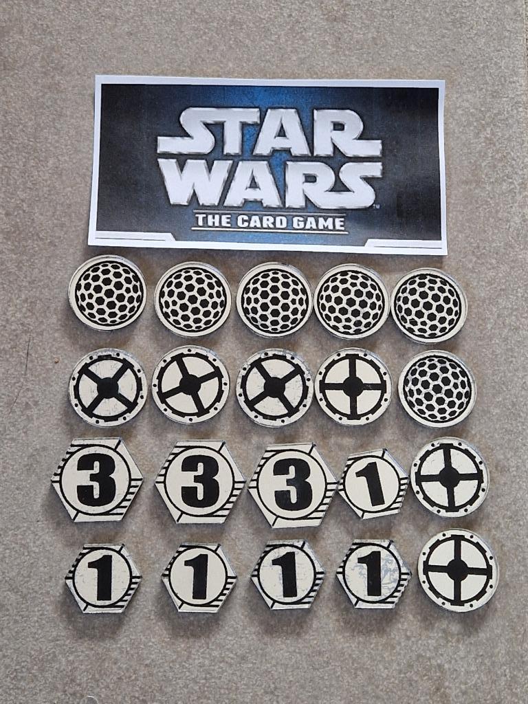 Star Wars The Card game Complete Set Mirrored Silver LCG JCE, Ophalen of Verzenden, Zo goed als nieuw, FFG