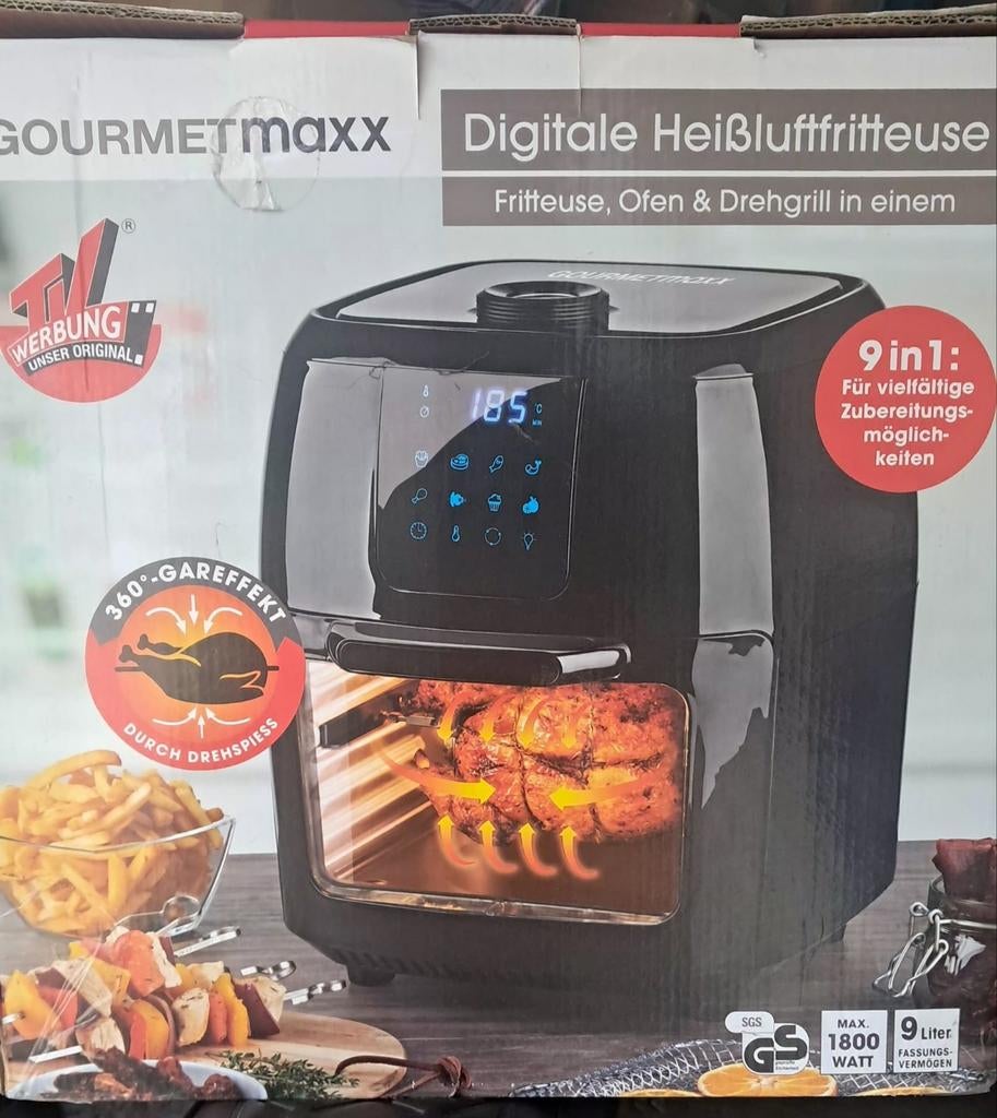 Digitale Airfryer 
Friteuse, grill en oven in één apparaat, Electroménager, Enlèvement, Friteuse à air