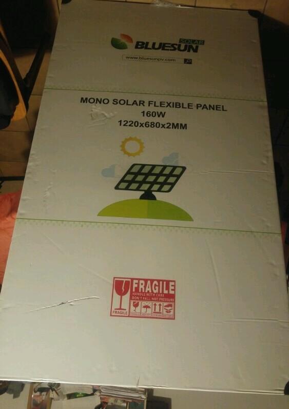 Panneau solaire flexibel zonnepaneel photovoltaïque 160w, Enlèvement ou Envoi