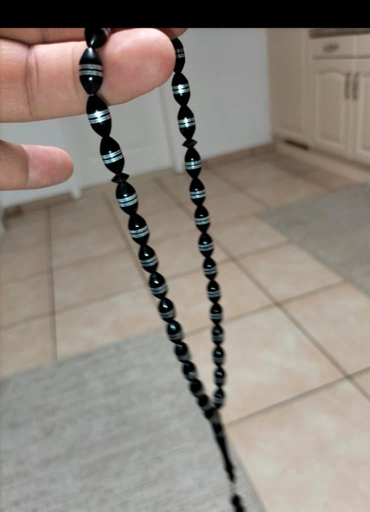 Tesbih – 10 mm / 5 mm Kuka met Zilverinleg, Ophalen of Verzenden