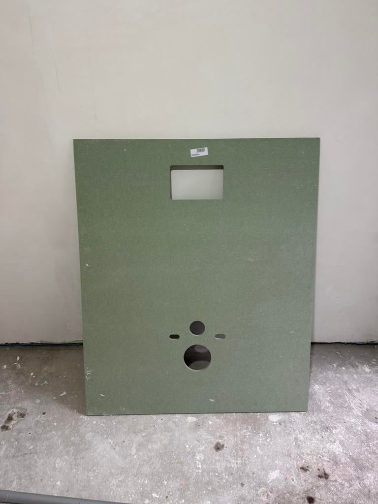 Vochtwerende MDF plaat voor hang wc, Ophalen, Nieuw