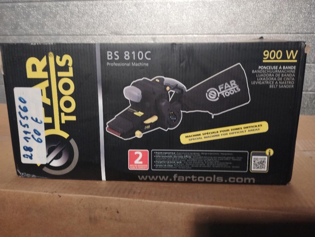 Ponceuse à bande FAR BS810C, Bricolage & Construction, Enlèvement, Neuf, 600 à 1200 watts, Ponceuse à bande