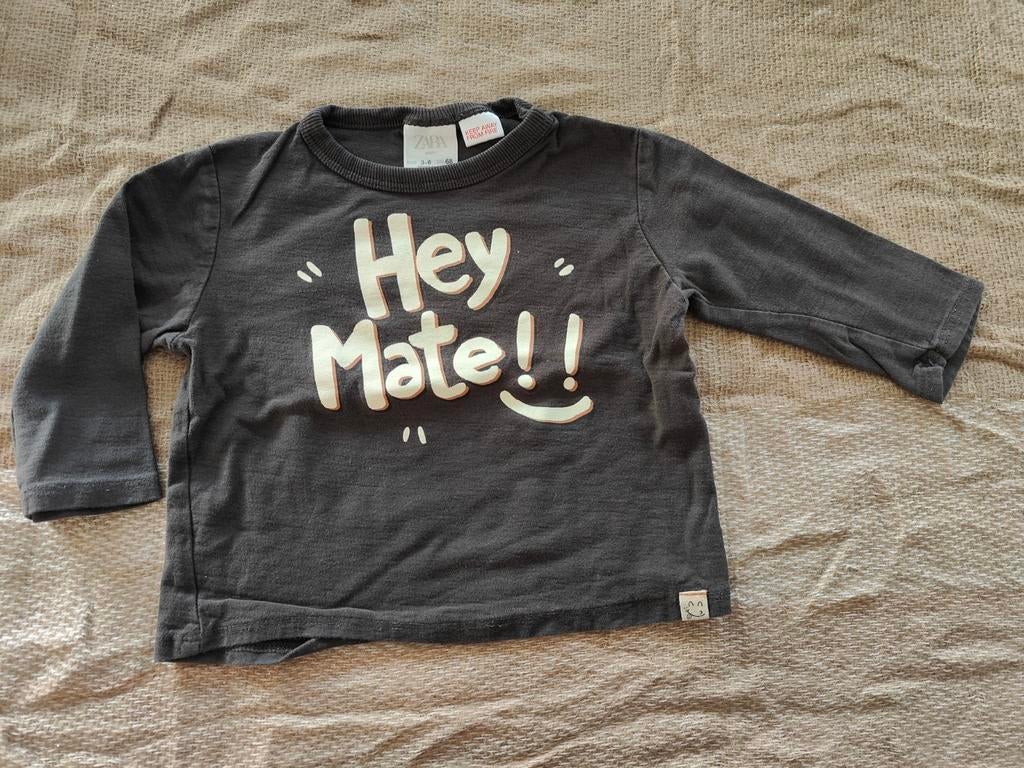 Longsleeve, Enfants & Bébés, Vêtements de bébé | Taille 68, Garçon, Enlèvement ou Envoi, Comme neuf, Zara