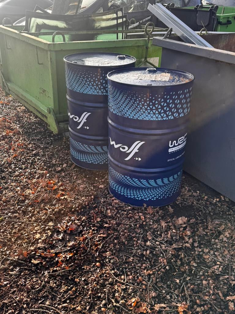 Plastic of metalen 200L vat, Tuin en Terras, Ophalen, Zo goed als nieuw