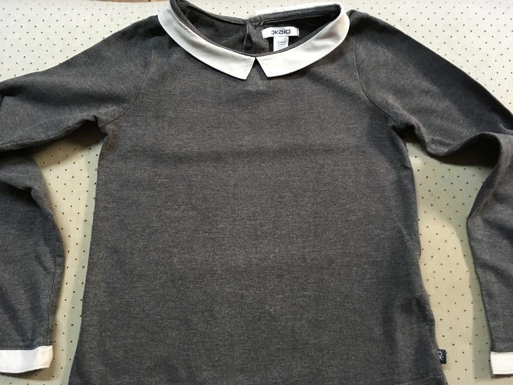 Tee-shirt col claudine Okaidi - Fille 6 ans, Enlèvement, Utilisé, Fille, Okaidi