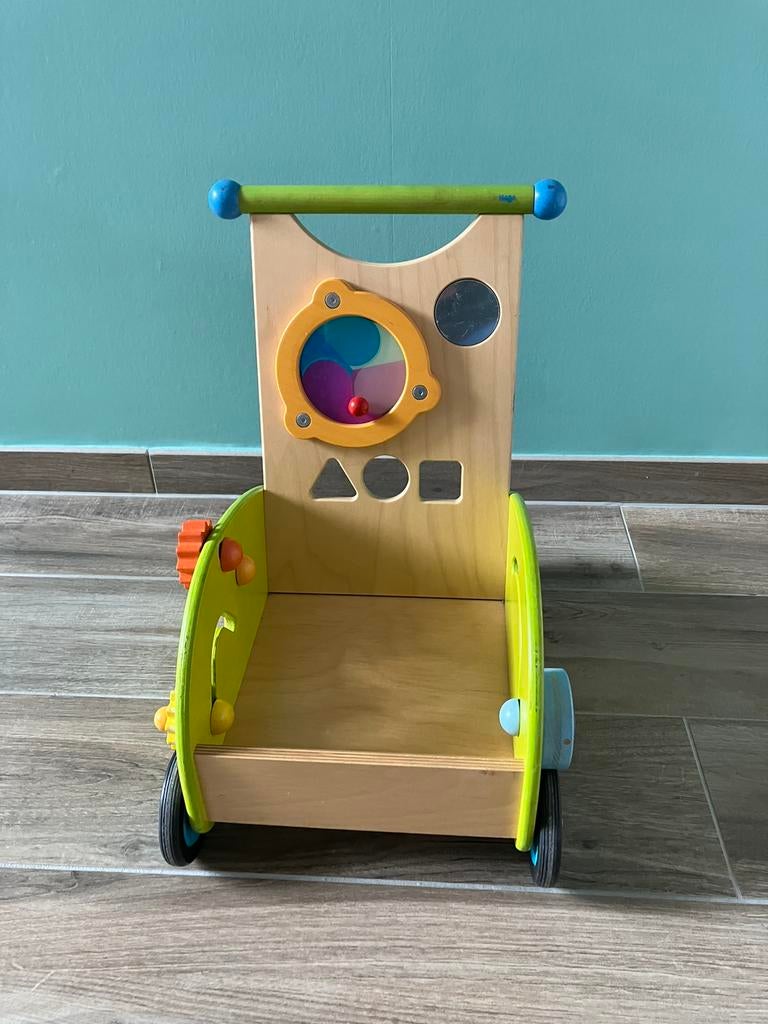 Haba houten loopwagen, Kinderen en Baby's, Ophalen, Zo goed als nieuw