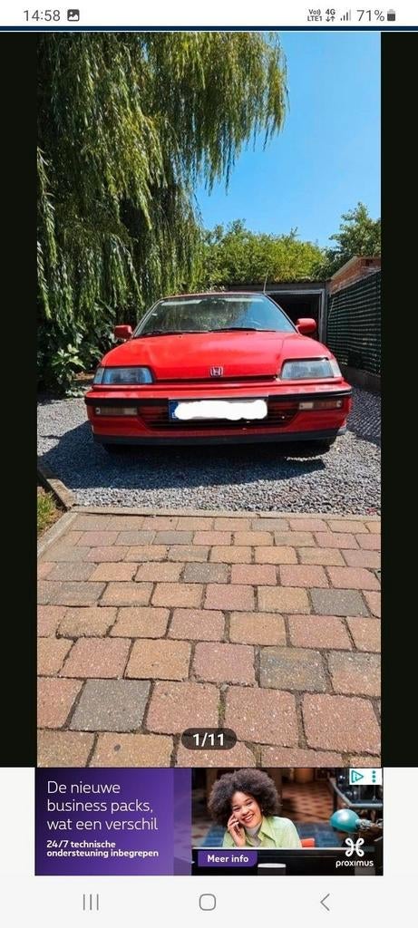 Gezocht deze voorlip van civic facelift 1988 1992, Enlèvement ou Envoi, Honda