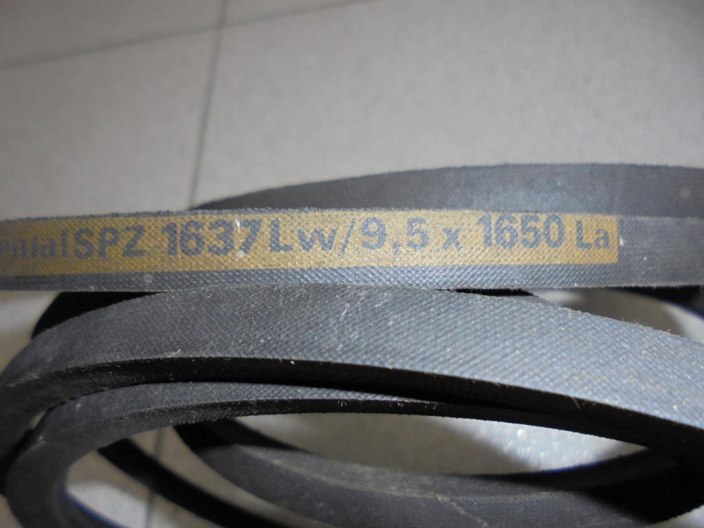 2 V-riemen SPZ 1637Lw/9,5x1650La, Autos : Pièces & Accessoires, Enlèvement ou Envoi, Neuf