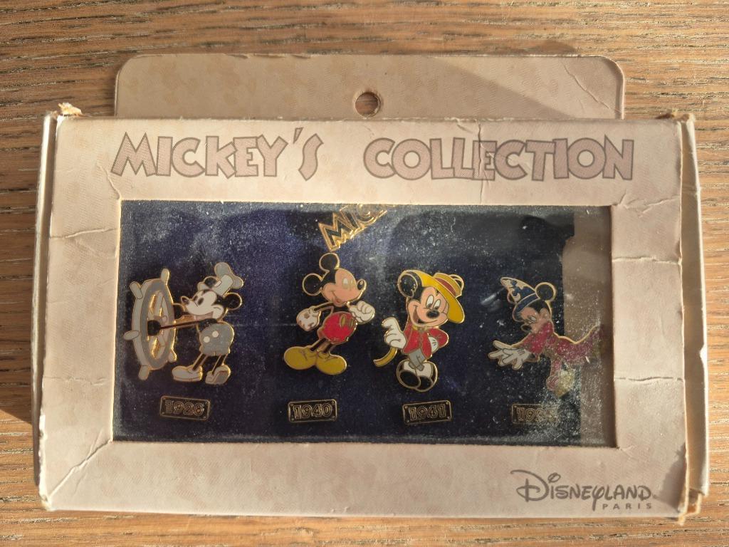 Pins Disneyland Mickey Mouse (vintage), Enlèvement ou Envoi, Utilisé, Figurine, Insigne ou Pin's