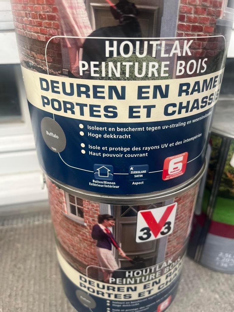 V33 lasure base eau Buffalo, Bricolage & Construction, Enlèvement, Neuf, Lasure