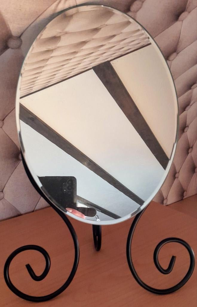 Make-up spiegeltje, Ophalen, Zo goed als nieuw, Ovaal