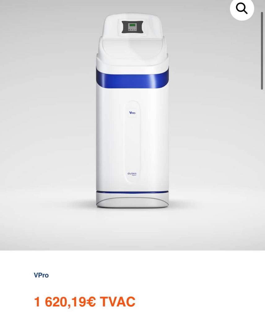 Adoucisseur durlem neuf et emballé, Ophalen, Zo goed als nieuw