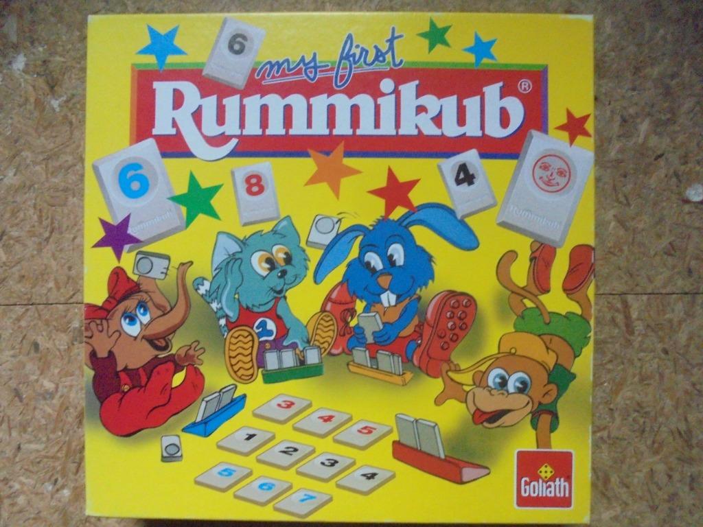 Rummikub my first Goliath, Hobby en Vrije tijd, Gezelschapsspellen | Bordspellen, Een of twee spelers, Ophalen of Verzenden, Zo goed als nieuw