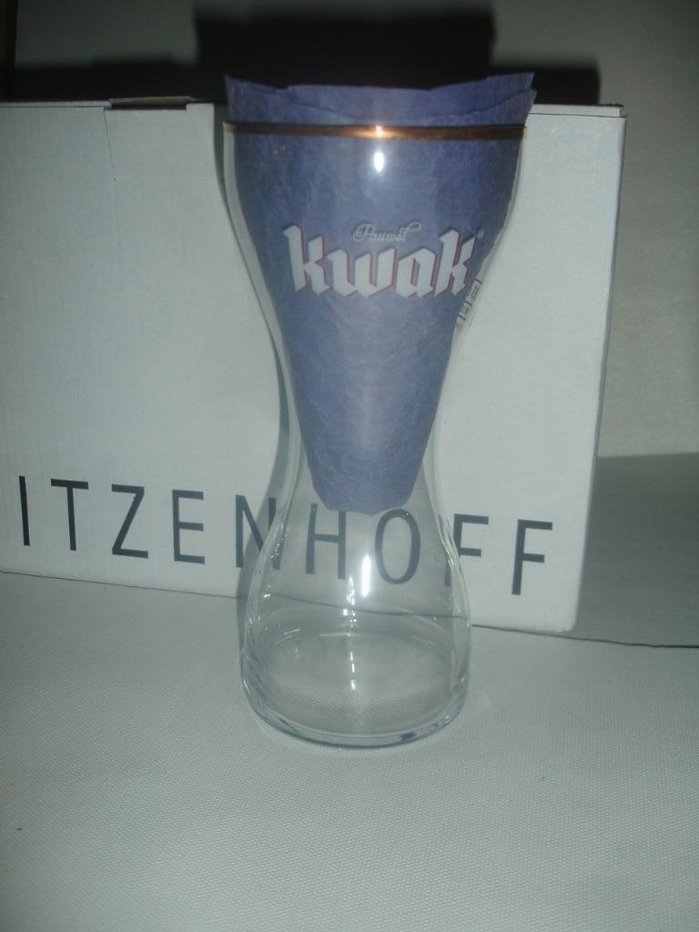 Kwak bierglas met platte voet, 33cl, brij. Bosteels, Verzamelen, Biermerken, Ophalen of Verzenden, Nieuw, Glas of Glazen, Overige merken