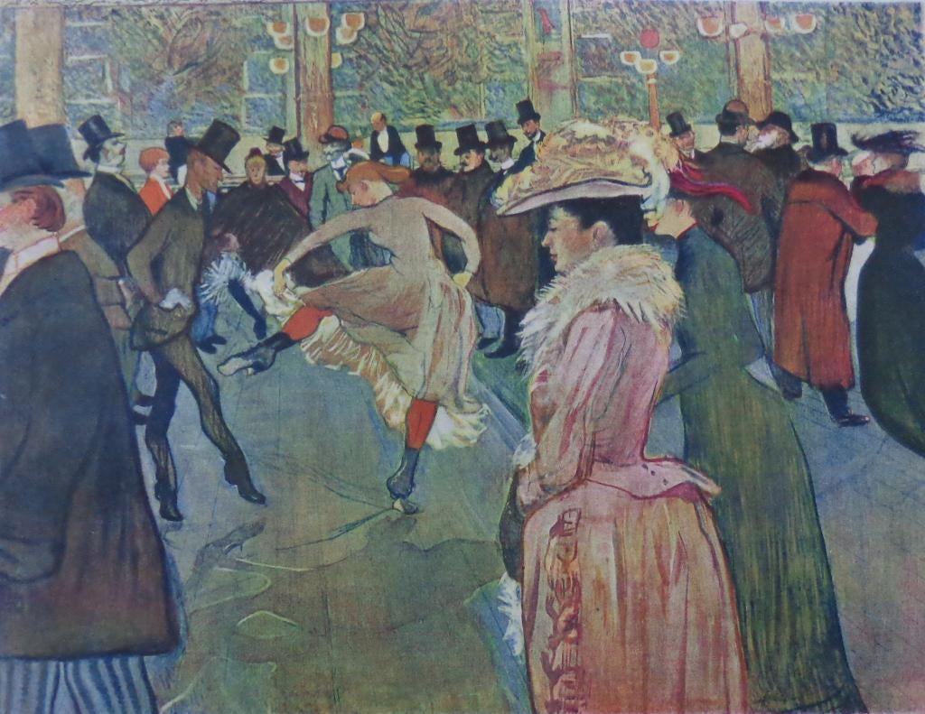 HENRI DE TOULOUSSE-LAUTREC / DANSNAMIDDAG / LITHO / 33x43cm, Enlèvement ou Envoi