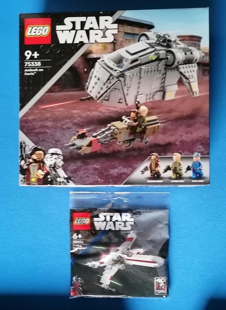 Lego Star Wars: Set 75338 (hinderlaag op Ferrix) + polybag, Ophalen of Verzenden, Nieuw, Lego