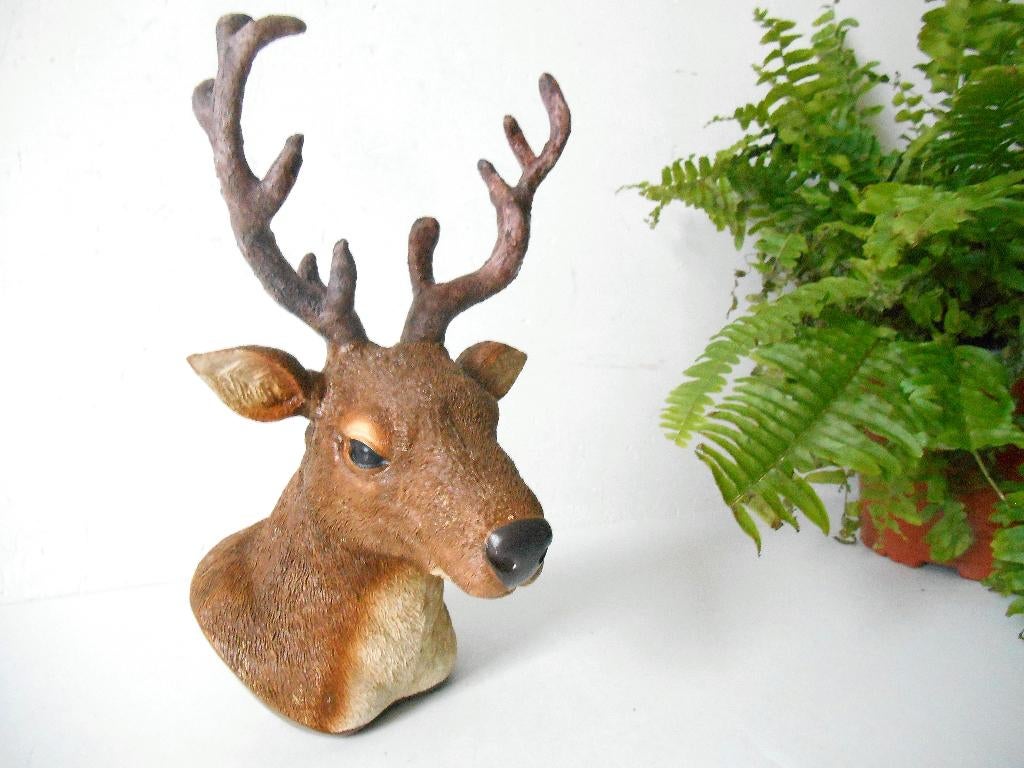 Beeld van een hertenkop / hertenhoofd, Ophalen of Verzenden