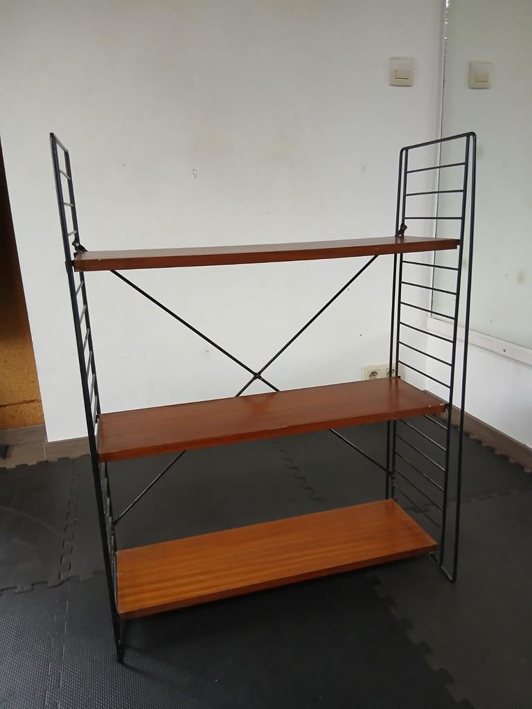 Bibliothèque, étagère vintage Tomado à poser années 60.