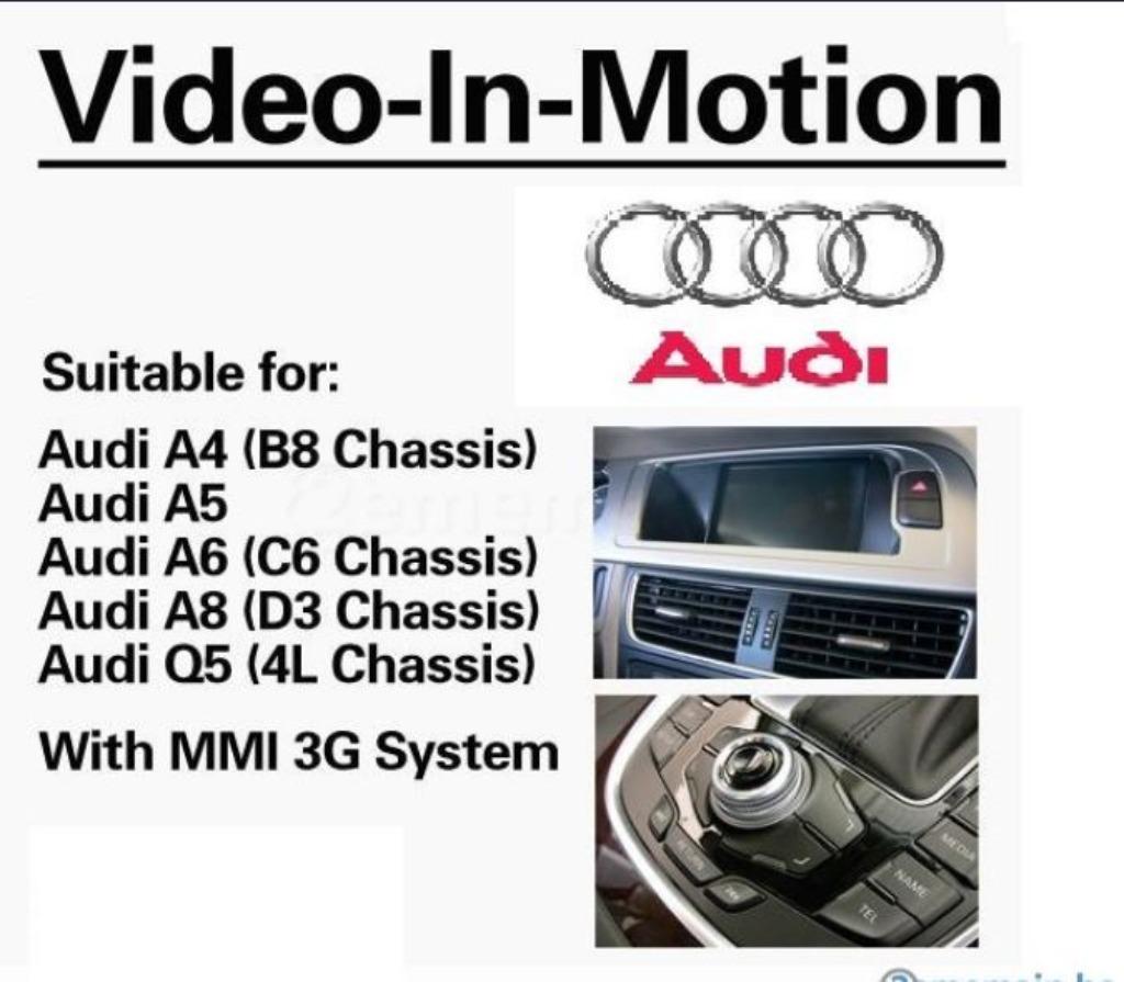 VW Audi MMI Video-In-Motion ( Vidéo en Roulage ), Enlèvement