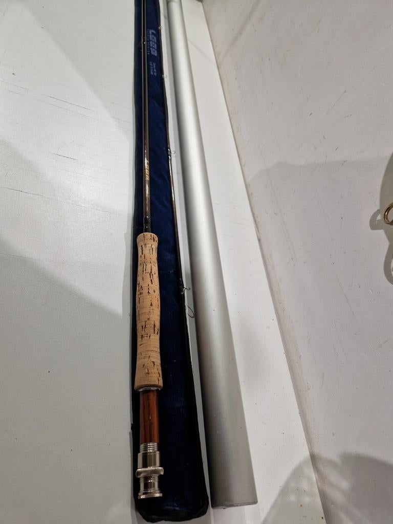 loop carbon hm 7100 flyrod , 10 ft #7-8 ,:resevoir hengel, Ophalen of Verzenden, Gebruikt