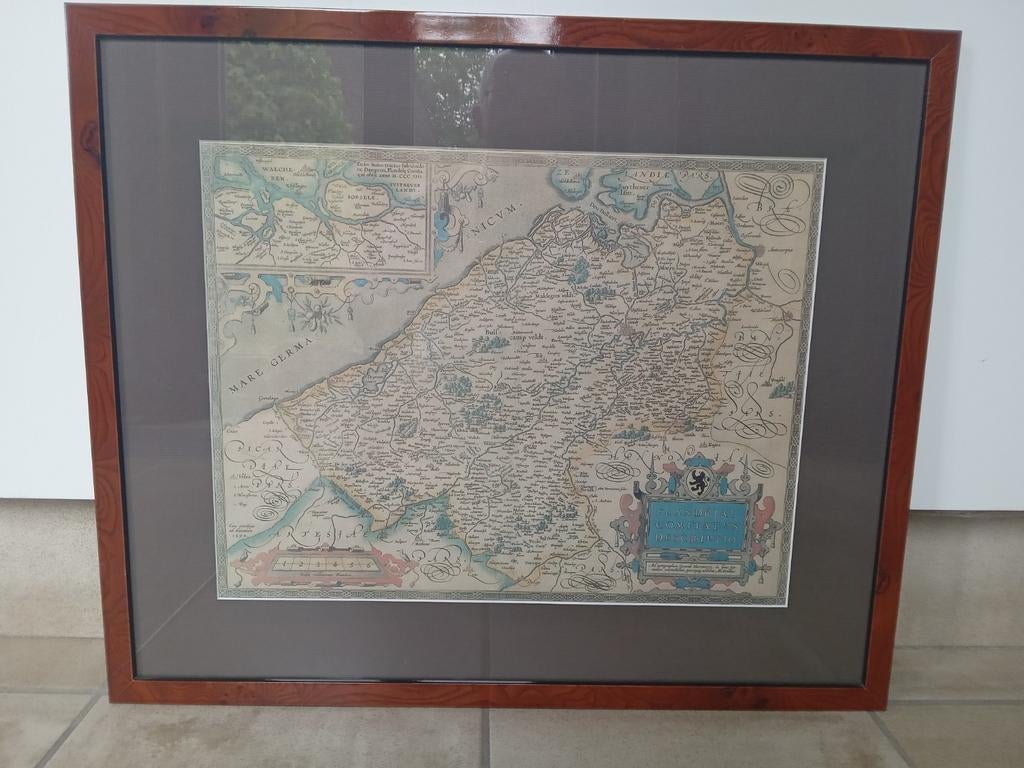 Flandriae comitat VS descriptio (kopij van Mercator), Antiquités & Art, Enlèvement