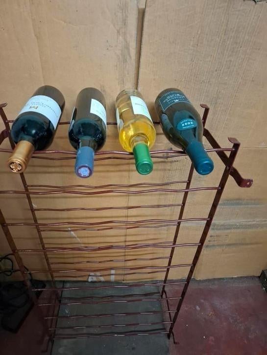 Metalen flessenhouder, Ophalen, Zo goed als nieuw