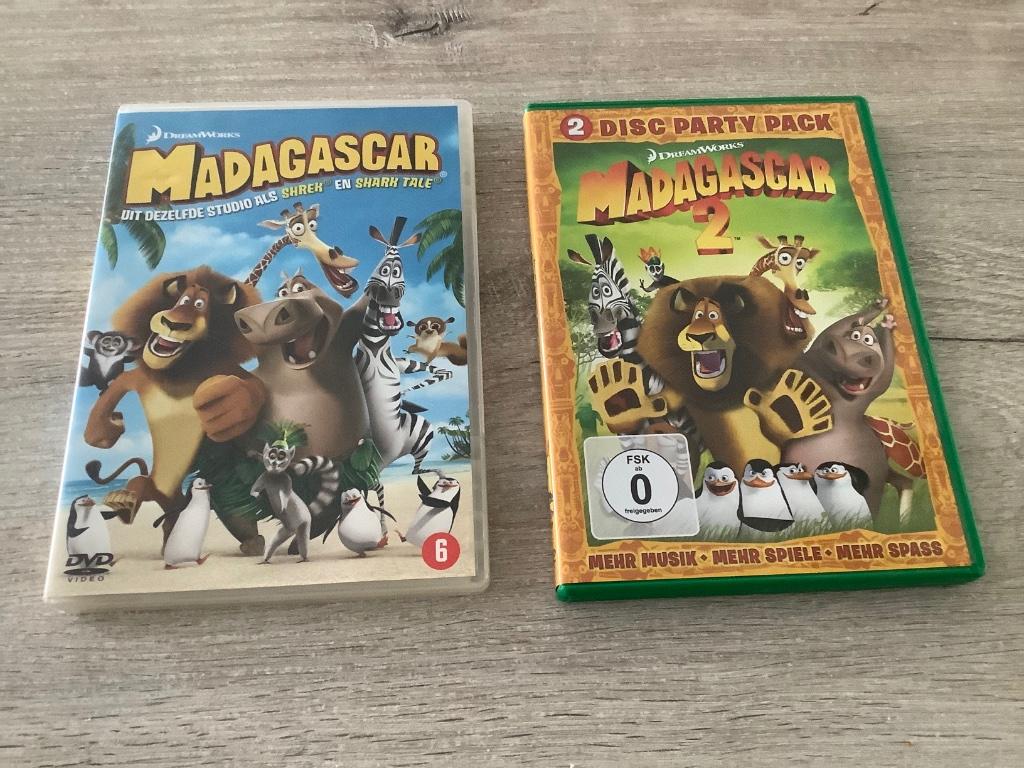 Madagascar verschillende DVD'S (2007-2009), Europees, Tekenfilm, Ophalen of Verzenden, Zo goed als nieuw