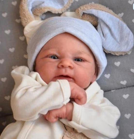 Poupée réaliste Elijah (48 cm), Collections, Enlèvement ou Envoi, Neuf, Poupée