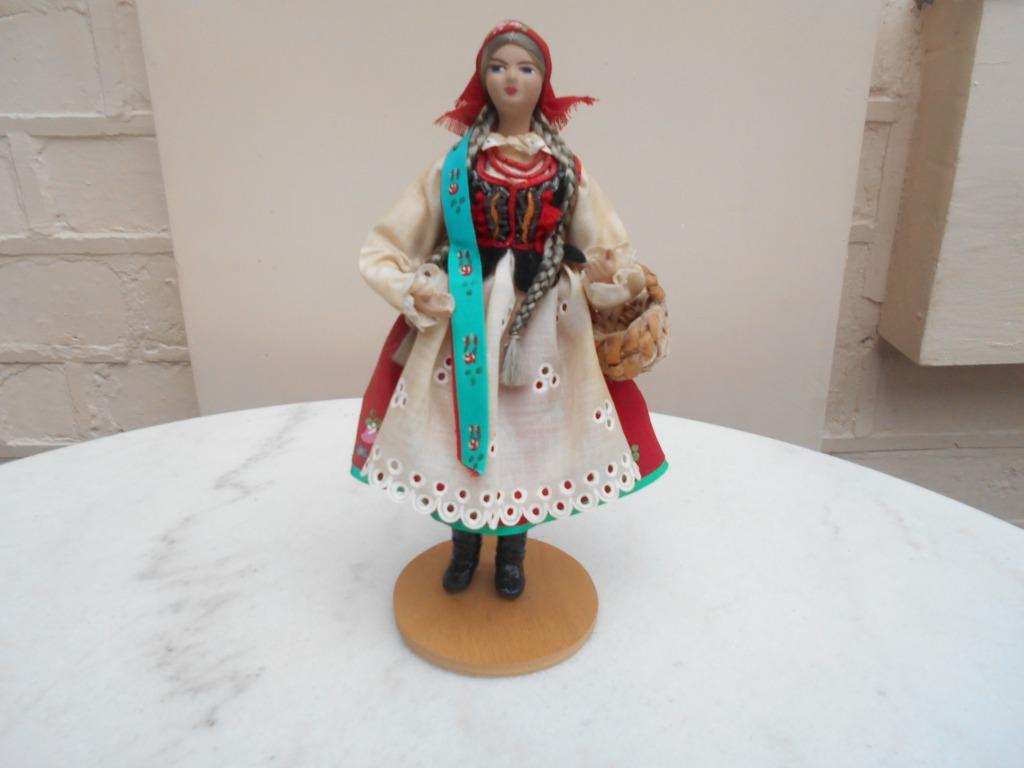 ancienne poupée folklorique pour collection Pologne, Collections, Enlèvement ou Envoi, Utilisé, Poupée