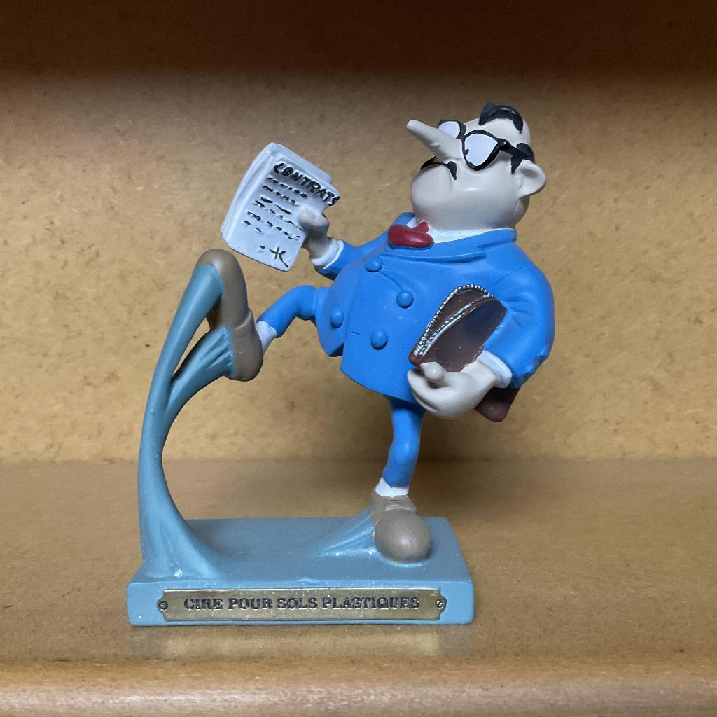 Figurines Gaston Lagaffe - Collection Plastoy (2), Collections, Enlèvement, Gaston ou Spirou, Utilisé, Statue ou Figurine