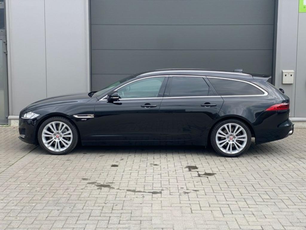 Jaguar XF break diesel automaat 240pk, Auto's, Automaat, 1995 cc, 4 cilinders, Zwart