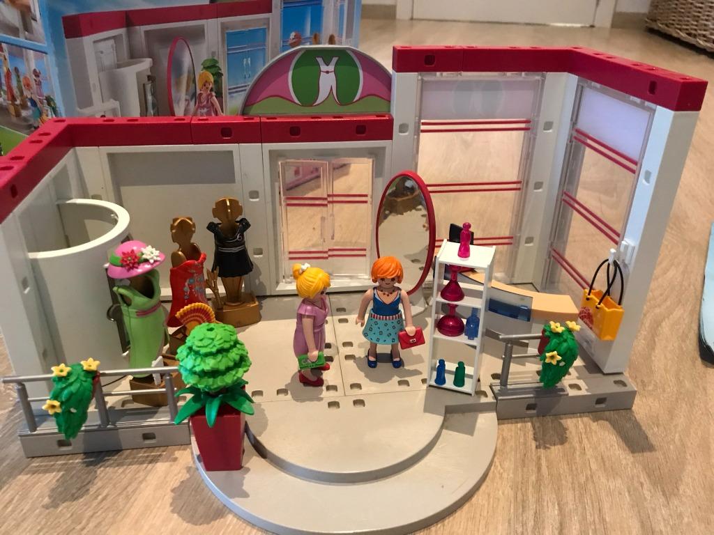 Playmobil - magasin de vêtements, Enlèvement, Comme neuf, Ensemble complet