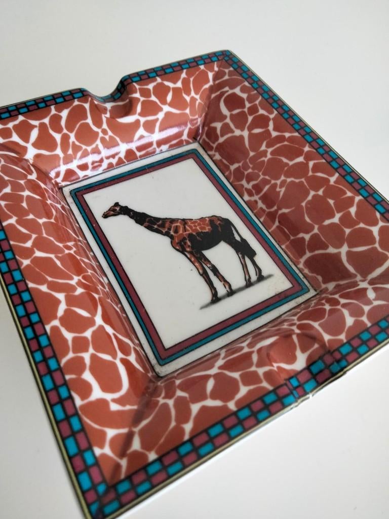 1980s 90s vintage asbak giraf, Verzamelen, Ophalen of Verzenden, Huis en Inrichting